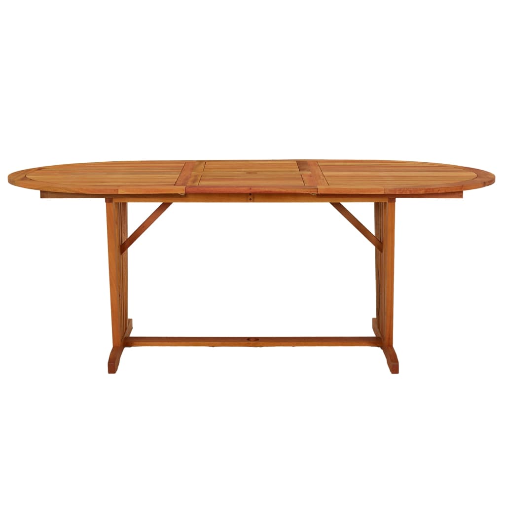 Table de jardin 200x100x75 cm Bois d'eucalyptus solide