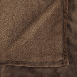 Couverture marron cacao 150x200 cm polyester