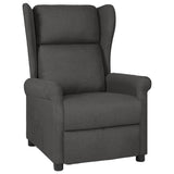 Fauteuil inclinable Gris foncé Tissu