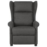 Fauteuil inclinable Gris foncé Tissu