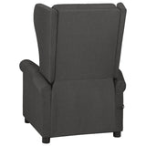 Fauteuil inclinable Gris foncé Tissu