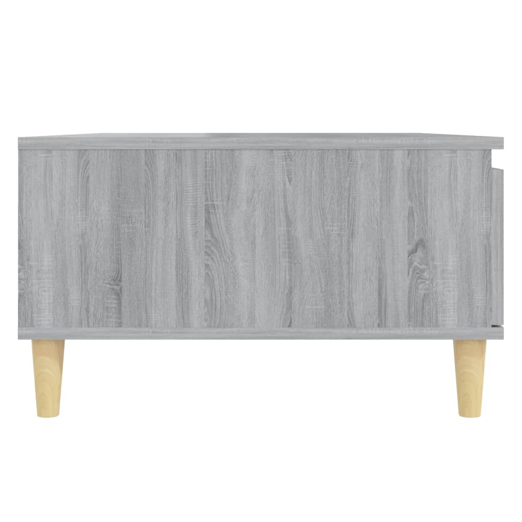 Table basse sonoma gris 90x60x35 cm bois d'ingénierie