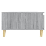 Table basse sonoma gris 90x60x35 cm bois d'ingénierie