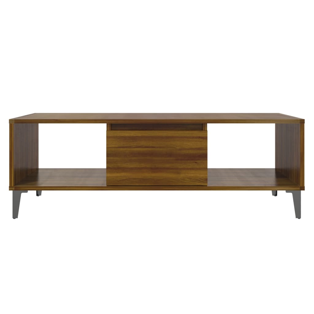 Table basse Chêne marron 103,5x60x35 cm Bois d'ingénierie