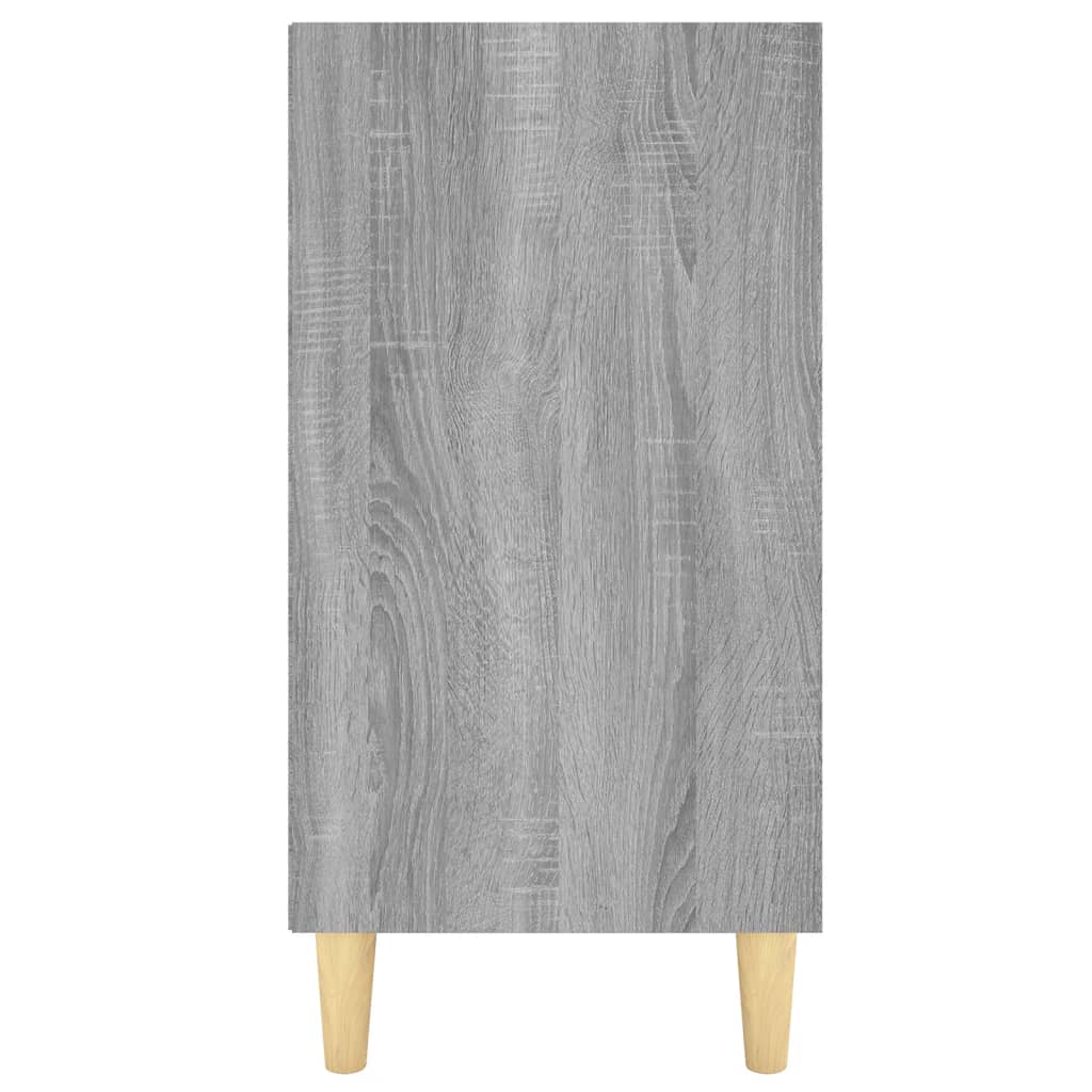 Sonoma graues Sideboard 103,5 x 35 x 70 cm, Holzwerkstoff