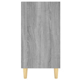 Sonoma graues Sideboard 103,5 x 35 x 70 cm, Holzwerkstoff