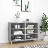 Sonoma graues Sideboard 103,5 x 35 x 70 cm, Holzwerkstoff