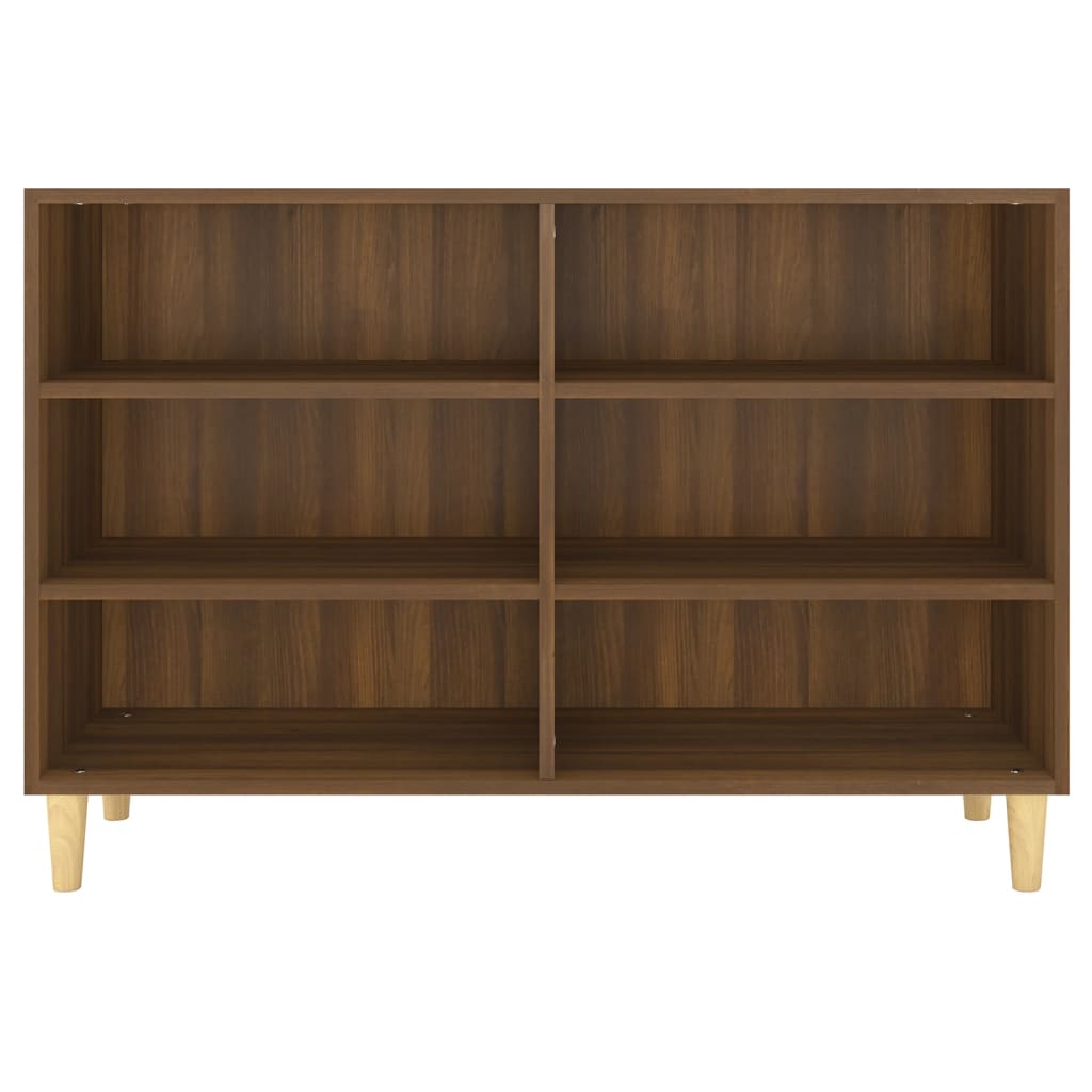 Brown oak sideboard 103.5x35x70 cm engineered wood