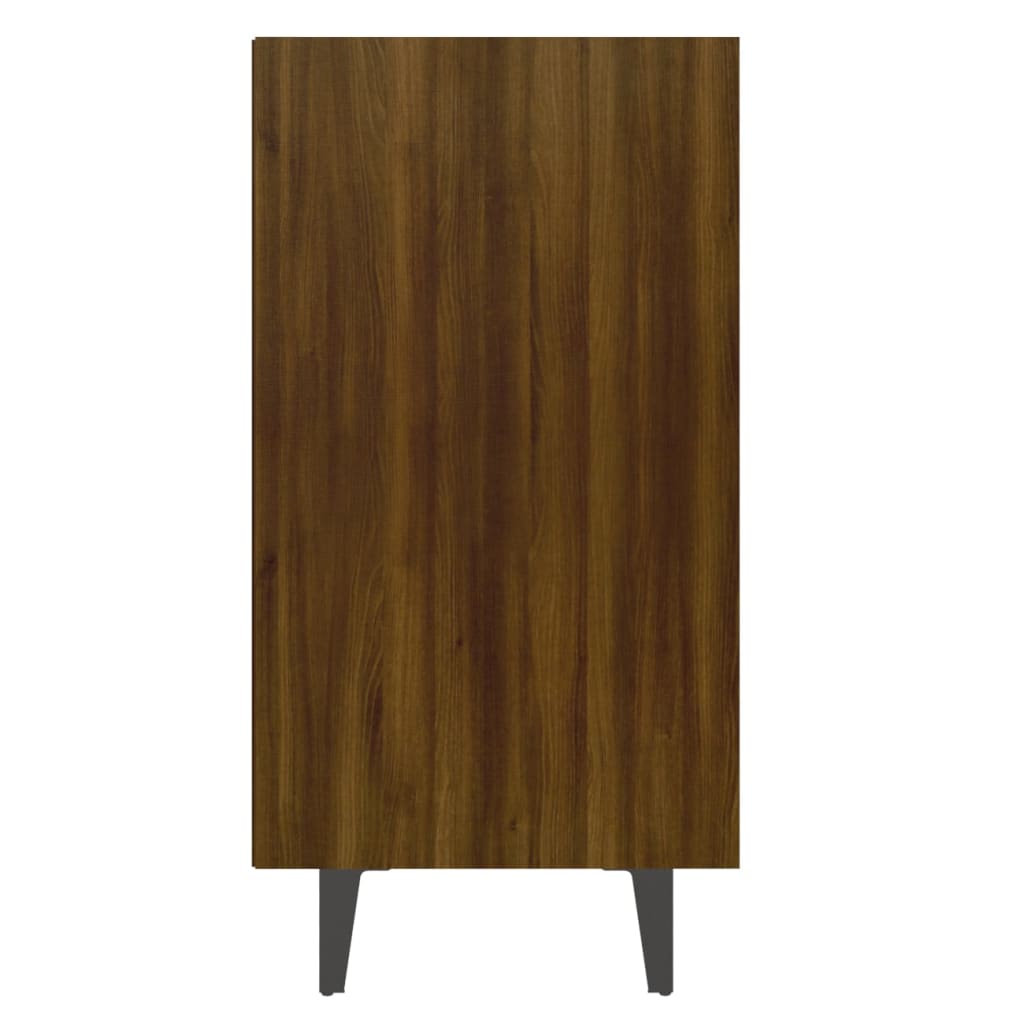 Sideboard aus brauner Eiche, 103,5 x 35 x 70 cm, Holzwerkstoff