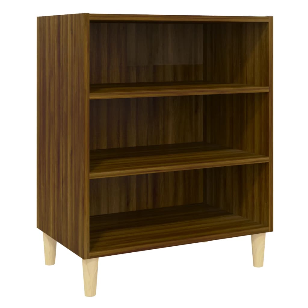 Sideboard aus brauner Eiche, 57 x 35 x 70 cm, Holzwerkstoff