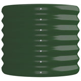 Lit surélevé de jardin Acier enduit de poudre 152x40x36 cm Vert