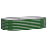 Lit surélevé de jardin Acier enduit de poudre 175x100x36cm Vert