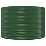 Lit surélevé de jardin Acier enduit de poudre 175x100x68cm Vert