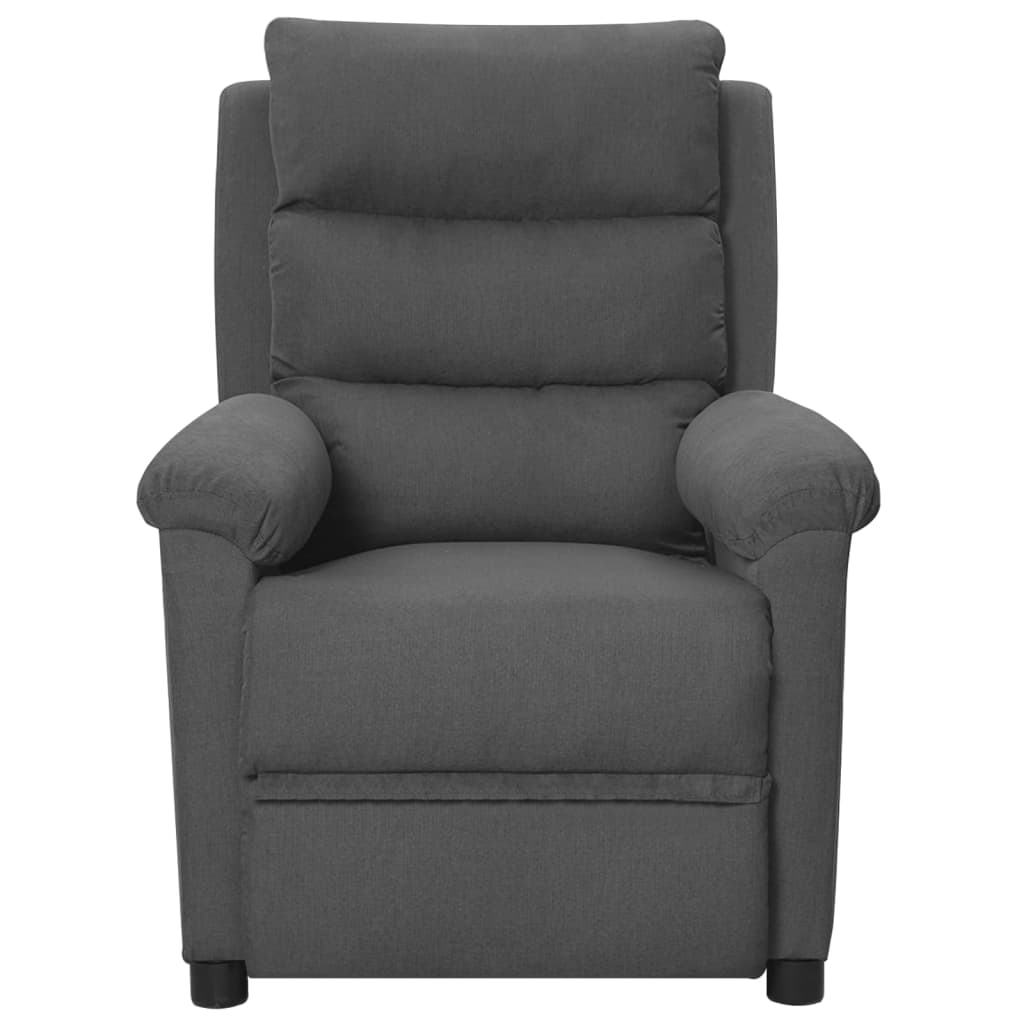 Fauteuil inclinable Gris foncé Tissu