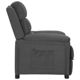 Fauteuil inclinable Gris foncé Tissu