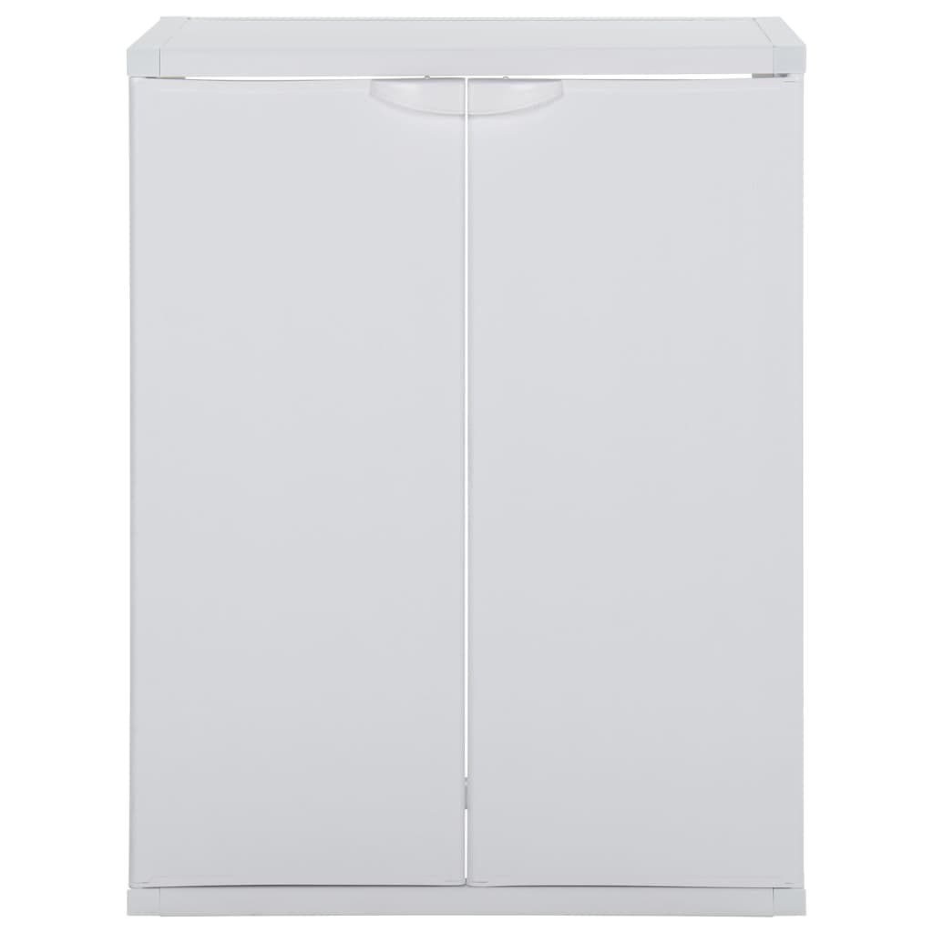 Armoire de machine à laver Blanc 68,5x64,5x88 cm PVC