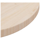 Table top Ø50x2.5 cm Solid pine wood