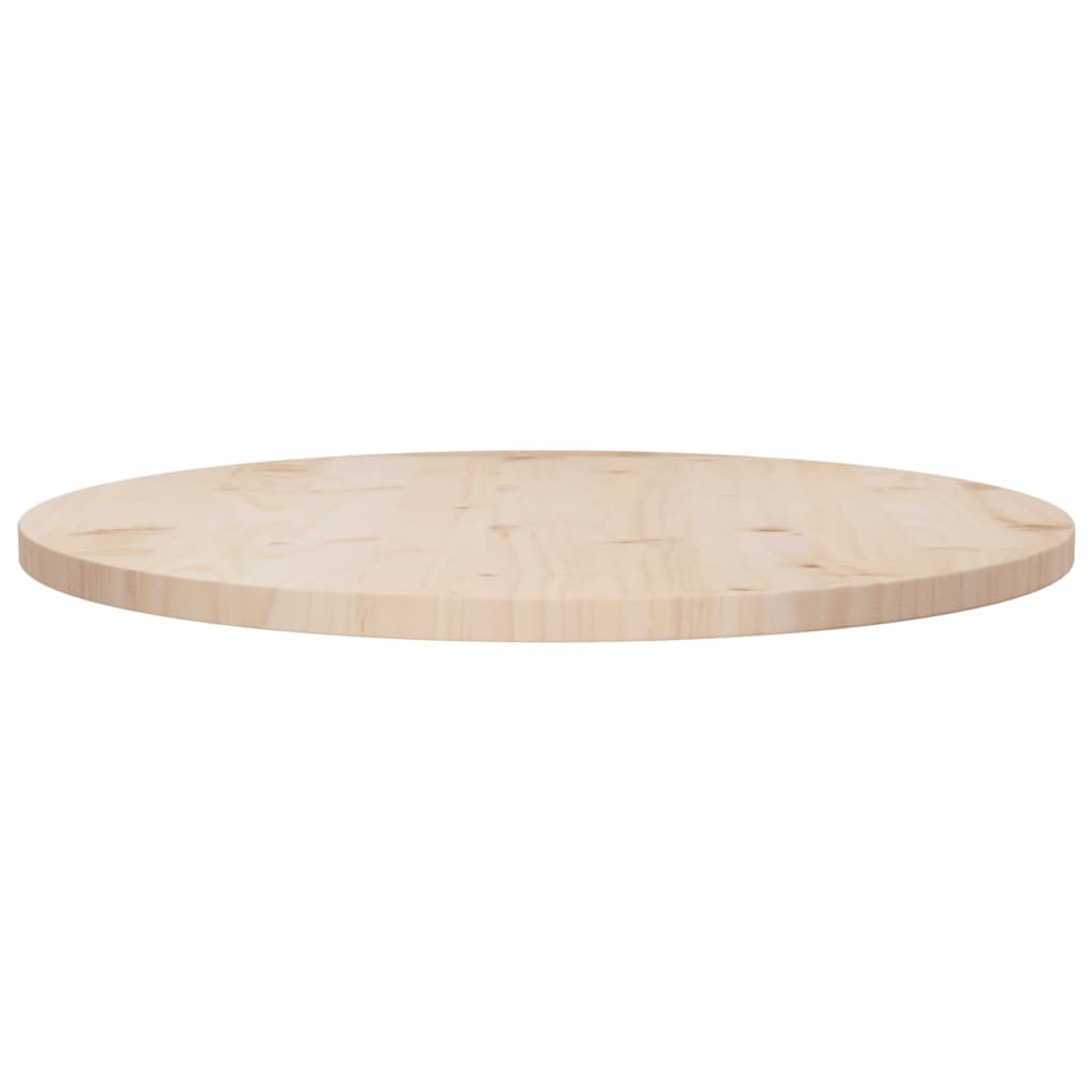 Table top Ø70x2.5 cm Solid pine wood