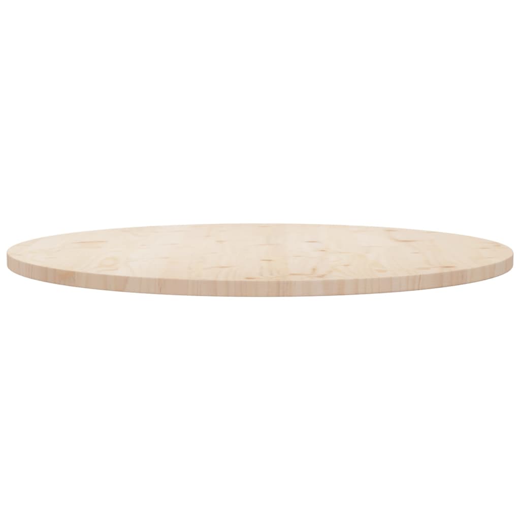 Table top Ø90x2.5 cm Solid pine wood