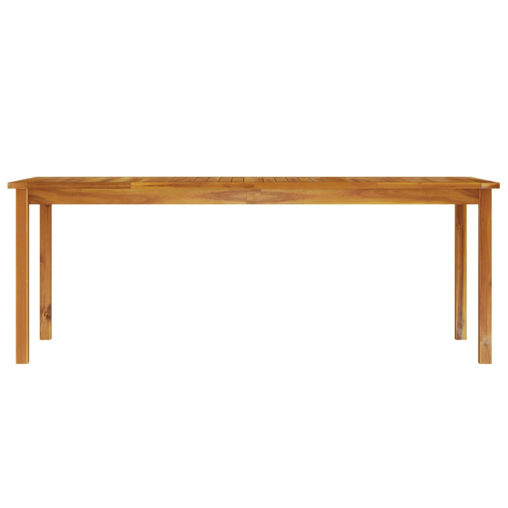 Table de jardin 200x100x74 cm Bois d'acacia solide