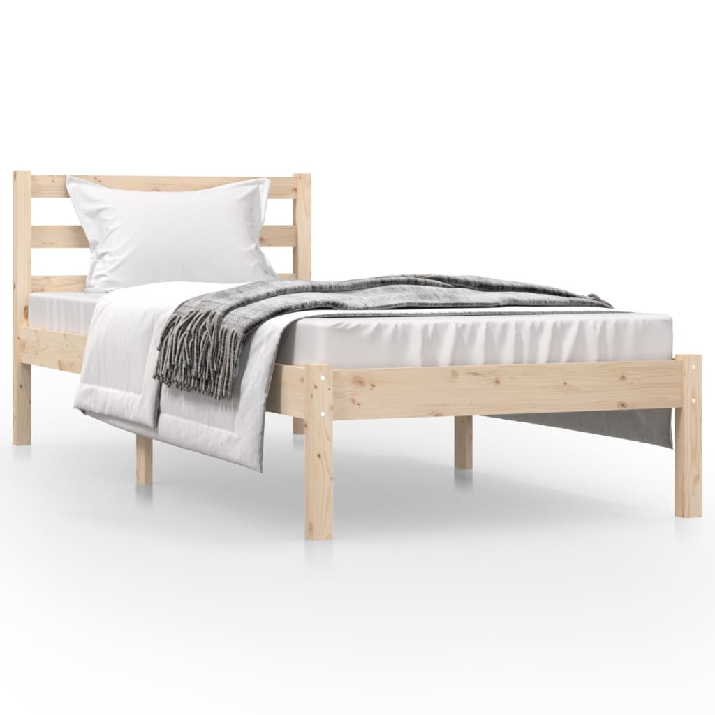 Bed frame without mattress 75x190 cm