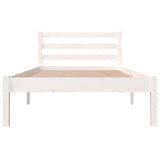 Bed frame without mattress 90x190 cm white