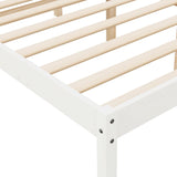 Bed for elderly person without mattress 140x190 cm solid pine wood