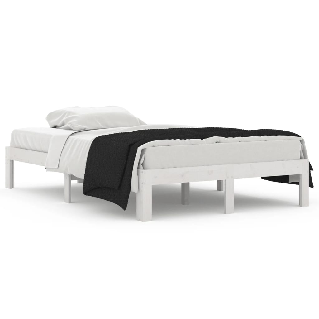 Bed frame without mattress white 120x190 cm