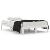 Cadre de lit sans matelas blanc 120x190 cm