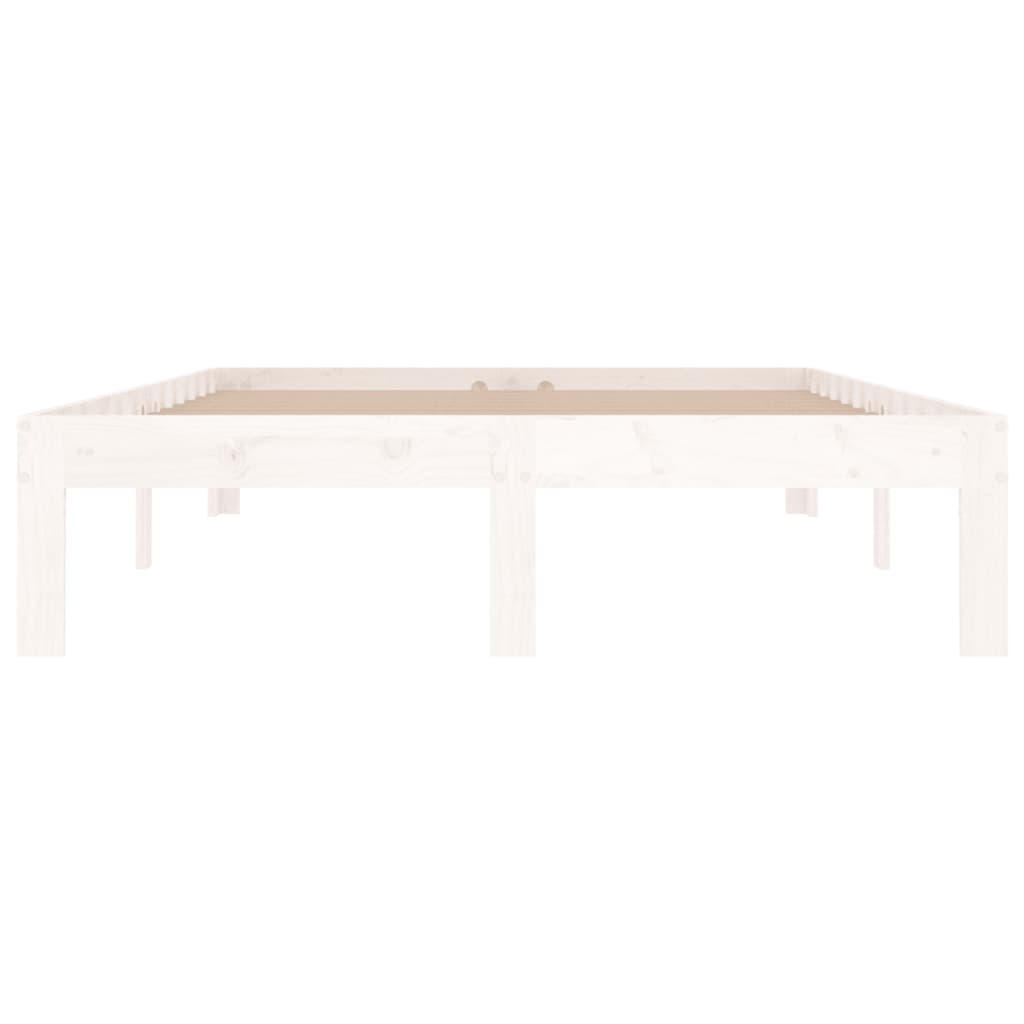 Bed frame without mattress white 120x190 cm