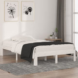 Cadre de lit sans matelas blanc 120x190 cm