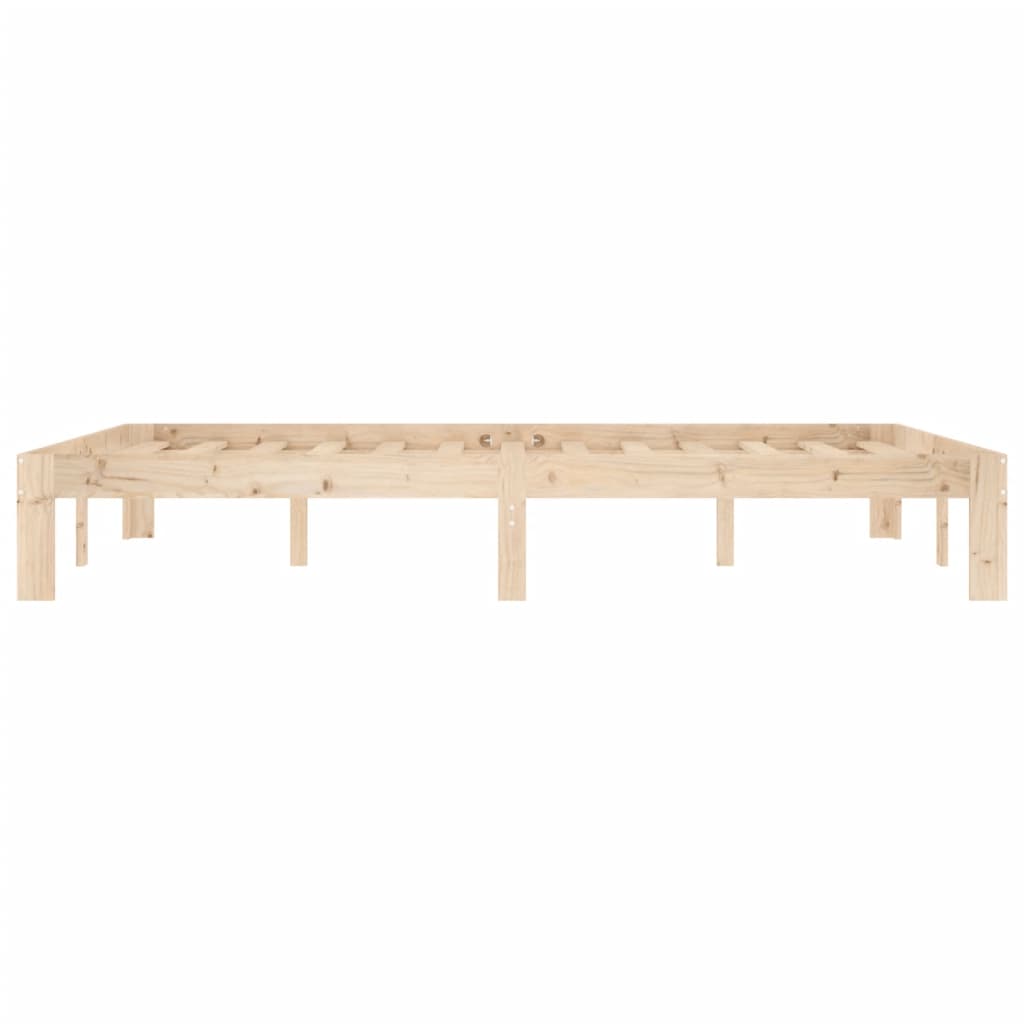 Cadre de lit sans matelas bois massif de pin 140x200 cm