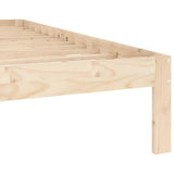 Cadre de lit sans matelas bois massif de pin 140x200 cm