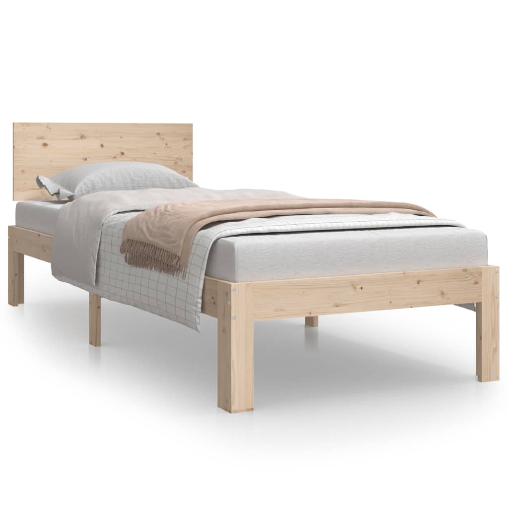 Bed frame without mattress 75x190 cm