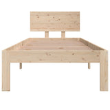 Bed frame without mattress 75x190 cm