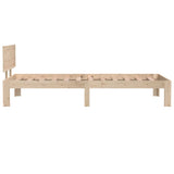 Bed frame without mattress 75x190 cm