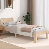 Bed frame without mattress 75x190 cm