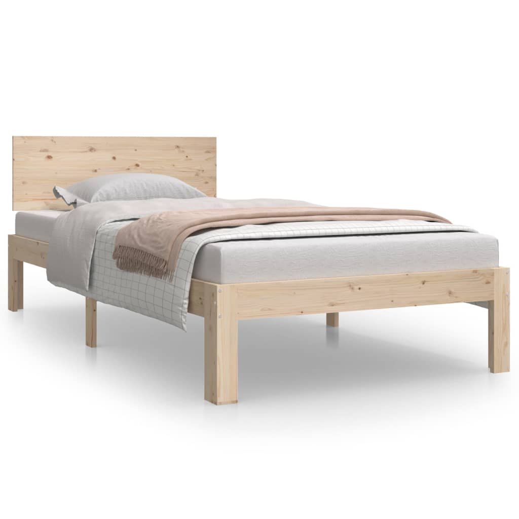 Bed frame without mattress 90x190 cm