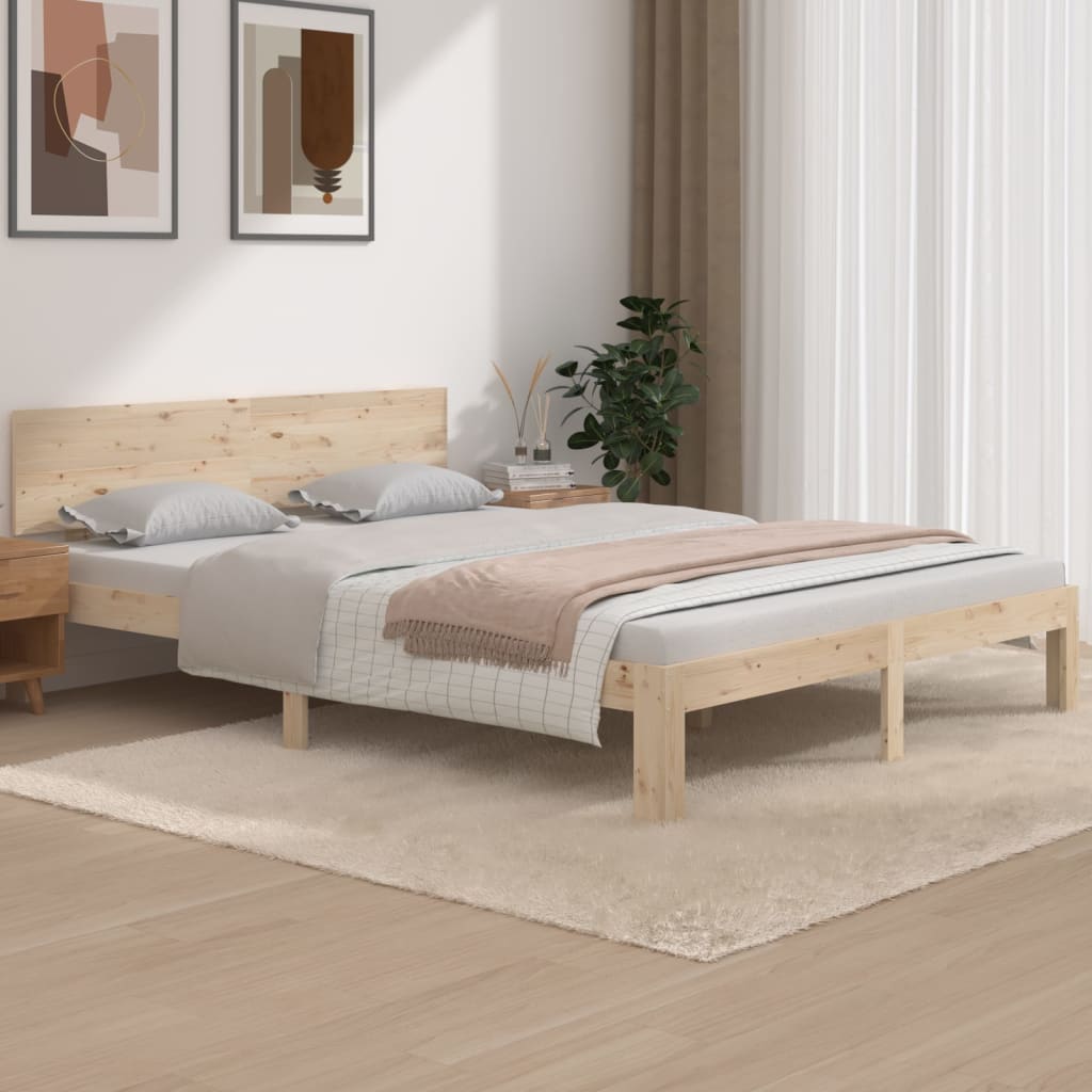 Bed frame without mattress 150x200 cm