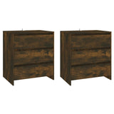 Buffets 3 pcs Chêne fumé Bois d'ingénierie