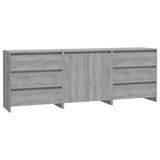 Sideboards 3 Stk. Sonomagrau Holzwerkstoff