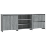 Sideboards 3 Stk. Sonomagrau Holzwerkstoff