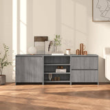 Sideboards 3 Stk. Sonomagrau Holzwerkstoff