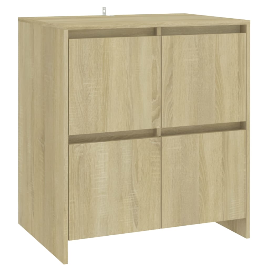 Buffets 2 pcs Chêne Sonoma 70x41x75 cm Bois d'ingénierie