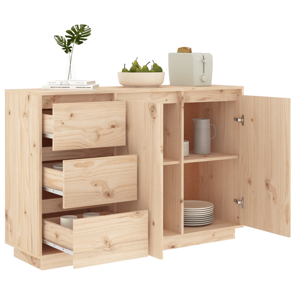 Buffet 111x34x75 cm Bois massif de pin