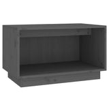 Grey TV cabinet 60x35x35 cm Solid pine wood