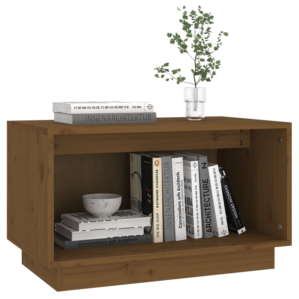 Honey Brown TV Cabinet 60x35x35 cm Solid Pine Wood