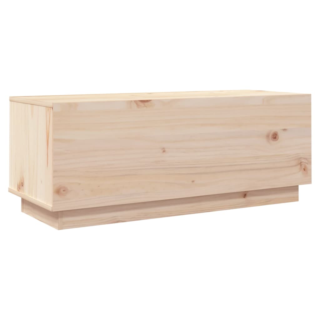 Meuble TV 90x35x35 cm Bois de pin massif