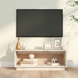 Meuble TV 90x35x35 cm Bois de pin massif