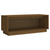 Honey Brown TV Cabinet 90x35x35 cm Solid Pine Wood